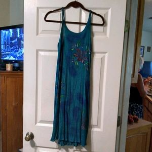 NWT Turquoise/dark blue summer dress